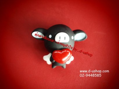 ตุ๊กตาเสียบเสาอากาศ เจ้าหมูหัวใจ สำหรับรถทุกรุ่น