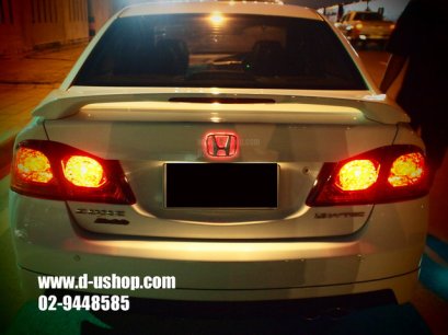 โลโก้มีไฟท้าย สำหรับHonda Civic FD มาพร้อมฐานโลโก้แท้