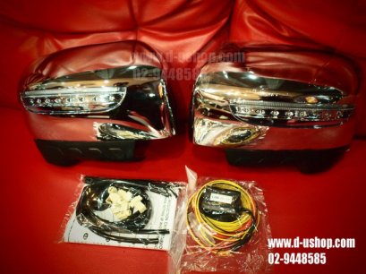 ครอบกระจกมองข้าง Triton ยี่ห้อ Fitt โครเมียม