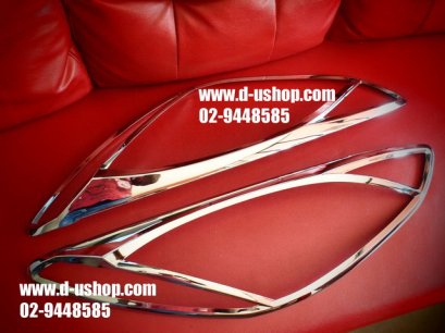 ครอบไฟท้าย โครเมียม Mazda2 4และ5ประตู