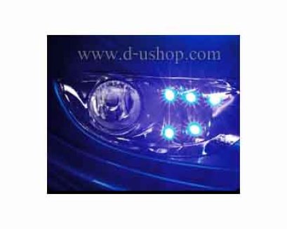 ครอบไฟตัดหมอก Toyota YARIS เก่า โครเมียมพร้อมไฟ LED