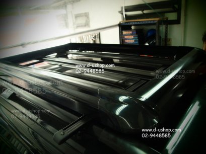 แร็คหลังคาหน้าเฉียงขนาด 100X150 สำหรับรถ Toyota Fortuner