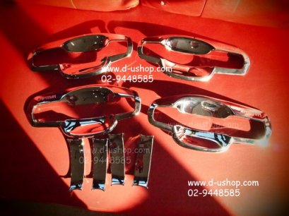 เบ้ามือเปิดประตูกันรอยโครเมียม Chevrolet Captiva 2011