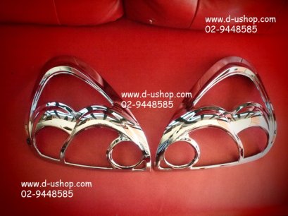 ครอบไฟโครเมี่ยมไฟท้าย Mitsubishi TRITON