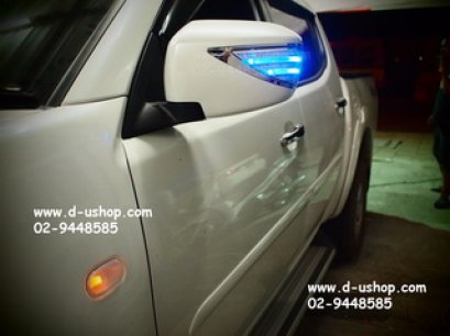 ครอบกระจกมองข้าง Triton แบบมีไฟสไตล์เบนซ์