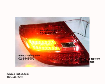 โคมไฟท้ายแดงดำ LED Benz W204 (new C Class)