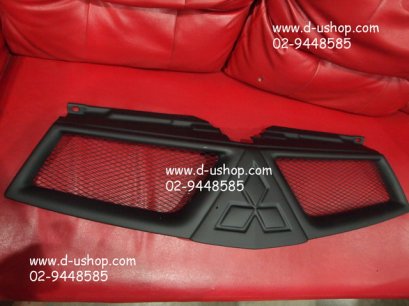 กระจังหน้าดำด้านรุ่นชิ้นเดียวแบบมีโลโก้ Mitsubishi Triton 2010-2012