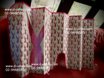 ม่านบังแดด playboy สีชมพูอ่อน รุ่น Pink Lady  สำหรับรถทุกรุ่น