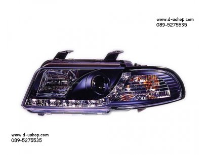 โคมดำไฟหน้าโปรเจคเตอร์ LED Audi A4 (95-98)