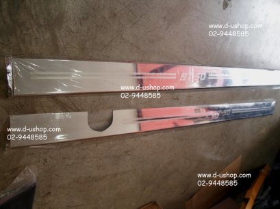 กาบบันไดสแตนเลสกันรอยตรงรุ่น Mazda BT50 All New 2012 (Cab)