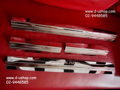 กาบบันไดสแตนเลสกันรอยตรงรุ่น Chevrolet Trailblazer