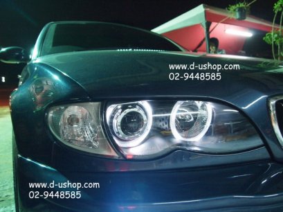 โคมไฟหน้าโปรเจคเตอร์พร้อมวงแหวน BMW E46 รุ่นไฟยก Sonar
