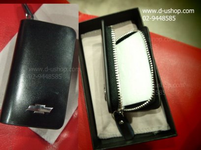 กระเป๋ากุญแจรถยนต์หนังดำแบบมีซิป รุ่น 2 Chevrolet Colorado New 2012