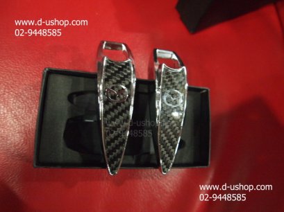 ครอบที่ฉีดน้ำฝนสแตนเลสลายเคฟล่า Mazda ทุกรุ่น