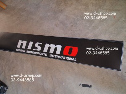 สติกเกอร์คาดหน้ารถ โลโก้ Nismo ดำแดงสำหรับรถทุกรุ่น