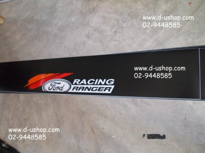 สติกเกอร์คาดหน้ารถ โลโก้ Ford Ranger แดงส้มสำหรับรถทุกรุ่น