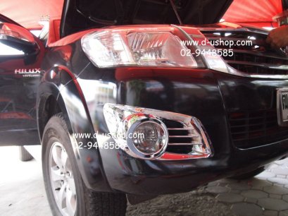 ครอบไฟตัดหมอกโครเมียม Toyota Vigo Champ แบบครอบเต็ม TFP