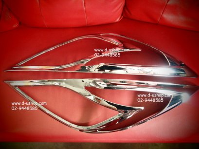 ครอบไฟหน้าโครเมียม Mazda All New BT-50 Pro