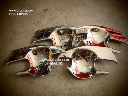 เบ้ามือเปิดประตูโครเมียมตรงรุ่น Toyota AVANZA New 2012