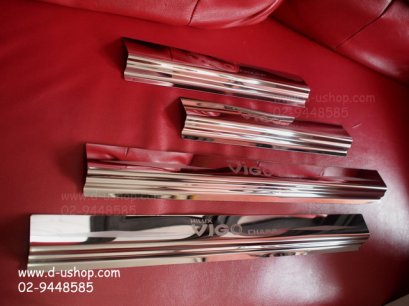 กาบบันไดสแตนเลสยิงทราย Toyota Vigo Champ 2/4 ประตู