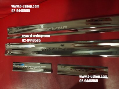 กาบบันไดสแตนเลสกันรอยตรงรุ่น Honda Brio amaze