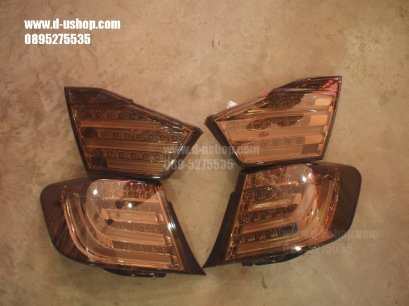 โคมไฟท้าย Smoke LED Toyota Camry New 2012 สไตล์ BMW Series 7
