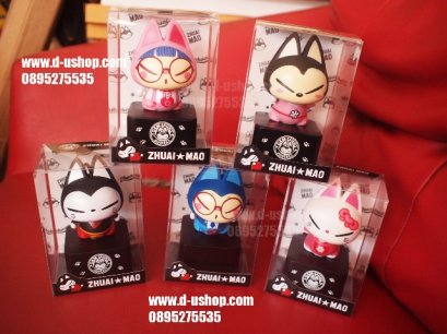 น้ำหอมปรับอากาศโมเดลการ์ตูนแมวหัวโต ZHUAI&MAO สำหรับรถทุกรุ่น