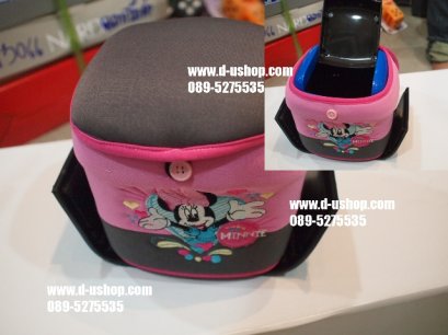 ถังขยะอเนกประสงค์ลายมินนี่ เม้าส์ สีชมพูหวาน (Minnie Mouse)สำหรับรถทุกรุ่น