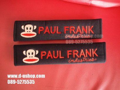 คาดเบลท์ลาย Paul Frank สีดำ สำหรับรถทุกรุ่น