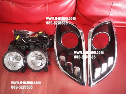 ชุดไฟสปอร์ตไลท์พร้อมเบ้าสไตล์ Daylight Suzuki Swift Eco Car 2012 Fitt