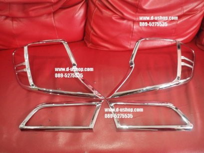 ครอบไฟท้ายโครเมียม Toyota Camry 2012 Ver.2