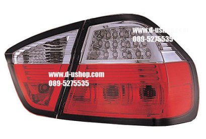 โคมไฟท้ายLED แดงขาว สำหรับ E90 Sonar