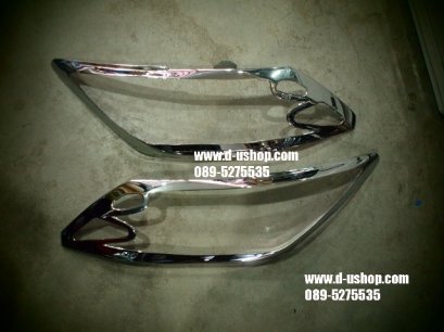 ครอบไฟหน้าโครเมียมตรงรุ่น Honda FREED