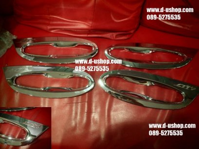 เบ้ามือเปิดประตูโครเมียมแบบเต็ม Honda Cit 2008-2013