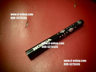 เสาสั้นดำฝังเพชรพร้อมโลโก้ Honda สำหรับรถทุกรุ่น