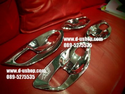 เบ้ามือเปิดประตูโครเมียมแบบครอบเต็ม Mazda3 All New 5 ประตู