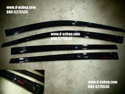 กันสาดสีดำตรงรุ่น Toyota Yaris All New 2013