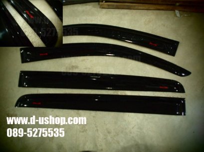 กันสาดสีดำตรงรุ่น Isuzu MU-X