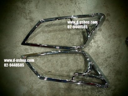 ครอบไฟหน้าโครเมียมตรงรุ่น Isuzu MU-X