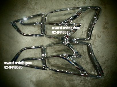 ครอบไฟท้ายโครเมียมตรงรุ่น Isuzu MU-X