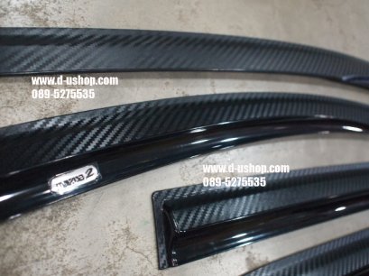 กันสาดเคฟล่าตรงรุ่น เว้าMugen Mazda2 รุ่น4/5ประตู