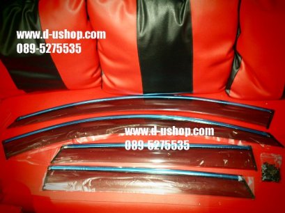 กันสาด Mazda CX-5 ขอบโครเมียม