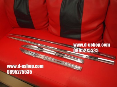 กันกระแทกข้างประตูตรงรุ่นโครเมียม Honda Accord All New 2013