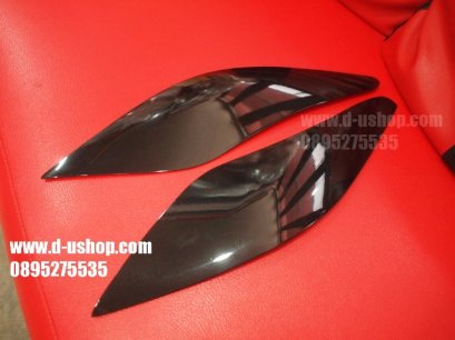 คิ้วไฟหน้าสีดำเงา Toyta Vios 2007-2010