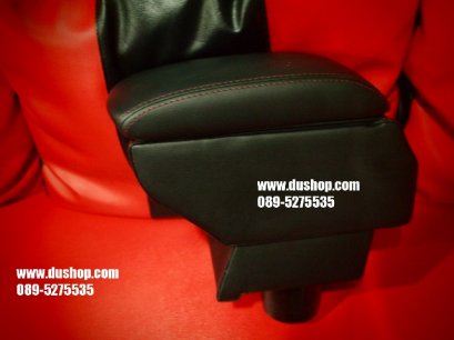 ท้าวแขนหนังดำด้ายแดง Toyota Yaris All New 2013