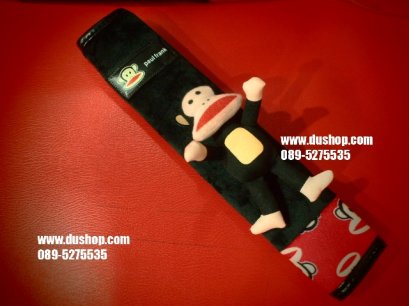 คาดเบลท์ลาย Paul Frank สีดำรุ่นตัวลิง สำหรับรถทุกรุ่น