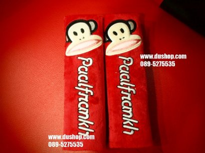 คาดเบลท์ลาย Paul Frank สีแดง Ver.2 สำหรับรถทุกรุ่น