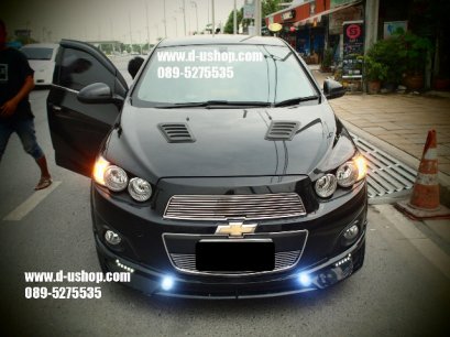 สกู๊ปแปะหลอกติดฝากระโปรงดำด้านสำหรับรถทุกรุ่น