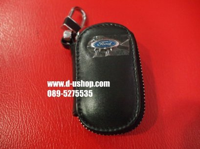 กระเป่ากุญแจหนังดำแบบมนเรียว Ford Ranger 2013