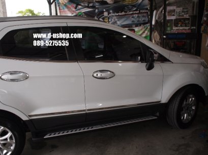 กันกระแทกข้างประตูตรงรุ่นโครเมียม Ford Eco Sport 2014